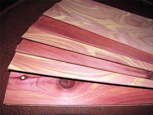 1/4&#034; x 4-5&#034; x 16&#034; thin aromatic cedar  boards scroll saw &amp; laser craft wood #b83 for sale