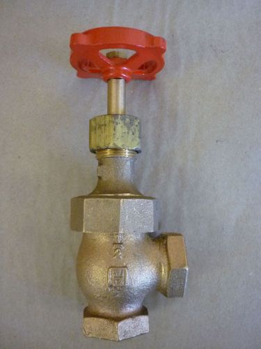 ANGLE VALVE, 1/2&#034; BRASS BODY, 600 PSI, 300 DEG F. STEAM VALVE NEW