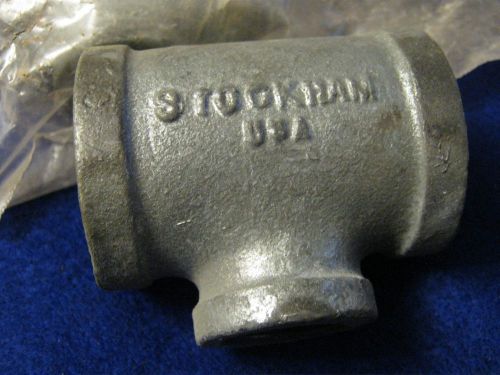 1-1/2&#034; x 1-1/2&#034; x 3/4&#034; tee galvanized pipe plumbing fitting for sale