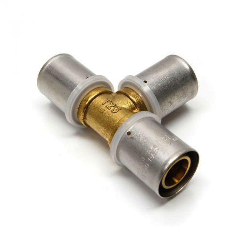 (6) NEW Hydro-Pex PRF-PT6 (3/4&#034; x 3/4&#034; x 3/4&#034; Press) Brass Union Tee Fittings