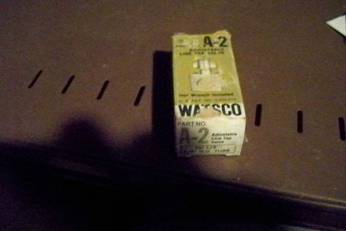 Vintage Watsco A-2 Adjustable Line Tap Valve NEW