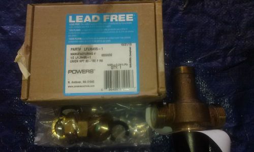 Mixing Valve  - Powers 1/2&#034; - LFLM495-1  - NIB