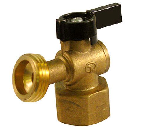 3/4&#034; Brass Boiler Drain, Hose Bibb 1/4 Turn Ball Valve 3/4&#034; FIP x 3/4&#034; GHT