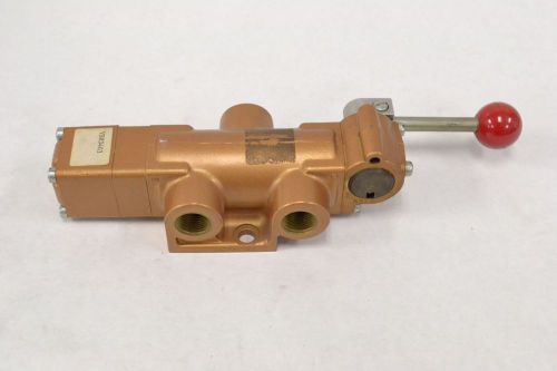 NEW VERSA VBH3403 MANUAL 3/8 IN PNEUMATIC VALVE BODY MANIFOLD B289379