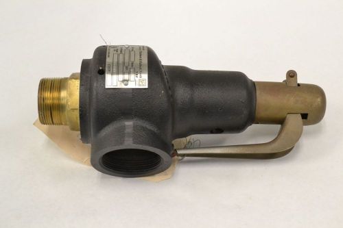 New dresser 1543h steel threaded 165psi 1-1/2 x 2 in npt relief valve b292702 for sale