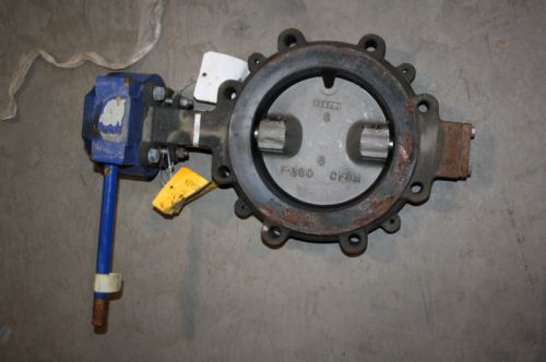 UNUSED KEYSTON 7 1/2&#034; K-LOK BUTTERFLY VALVE