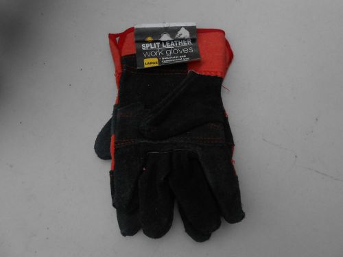 Nwt western safety split leather work gloves size  large item # 97115 for sale