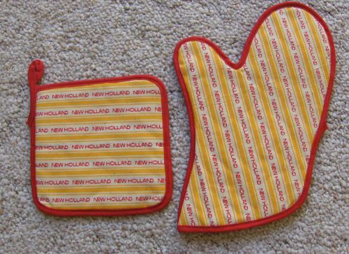 Vintage unused new holland oven/grill mitt &amp; pot holder for sale