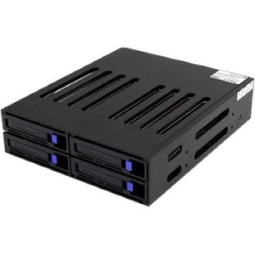 Startech.com 4 drive 2.5in removable sas sata mobile rack backplane for sale