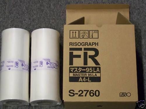 Risograph S-2760 InkJet Duplicator Master (2/Ctn)