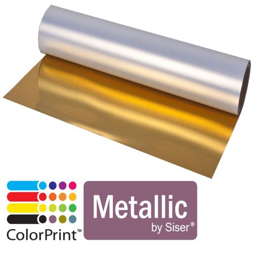 1 Sheet *METALLIC GOLD* SISER EasyWeed Heat transfer vinyl 12&#034; X 12&#034; Iron on