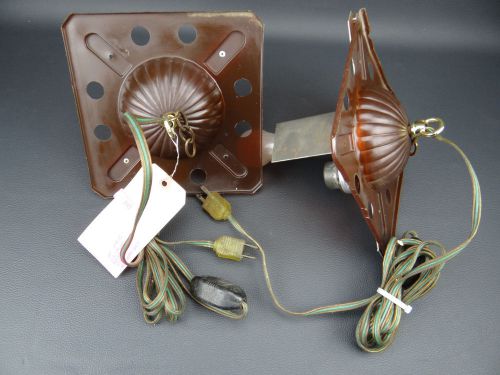 Pair of Hanging Automatic Lighted Revolving Rotating Sign Mechanisms