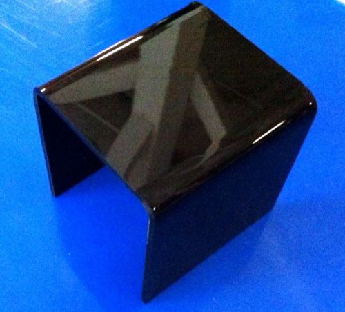 Quantity 3 Black Acrylic Risers 1/8&#034; 3&#034; high x 2-3/4&#034; wide 3&#034; deep