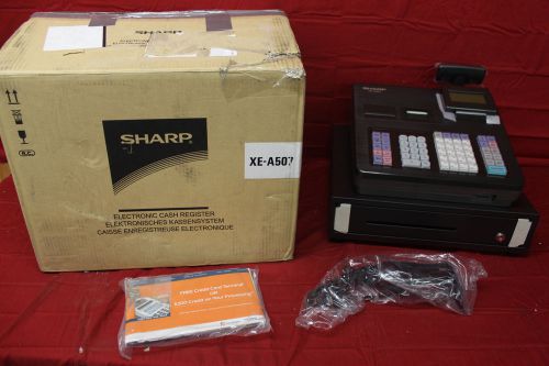 Sharp XEA507 Bar Code Scanning and Dual Receipt Cash Register