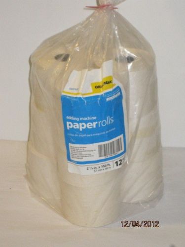 Adding Machine Papaer Rolls 2-1/4&#034; x 150&#039;  (12 Rolls)