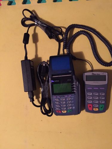 VeriFone VX510 OMNI 5100 Credit Card Terminal and Pin Pad 1000SE