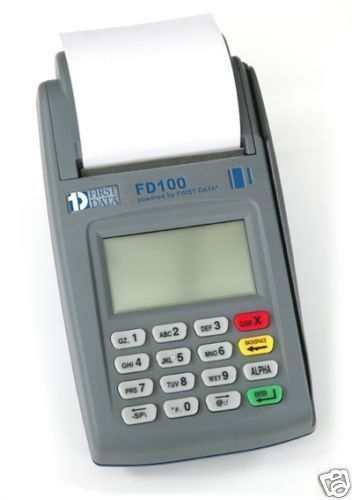 First Data FD-100 Credit Card Terminal