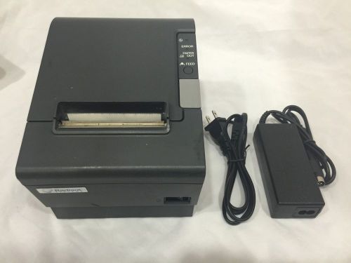 Epson tm-t88iv pos receipt thermal printer m129h w/ power supply! for sale