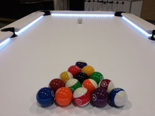 POOL Table LIGHTING Kit __ LED Lights L.E.D. _ stick Viking Mc Dermott Schon DIY