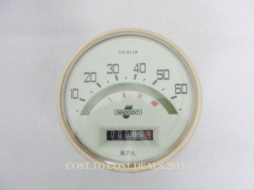 LAMBRETTA SPEEDOMETER 60 MPH ITALIAN TYPE &amp; SPEEDO CABLE Li SERIES 1 &amp; 2