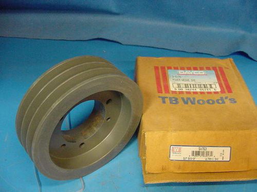 New t b woods sheave pulley 5v753 3 grove 5/8&#034; belt 7.5&#034; diameter taperlock for sale