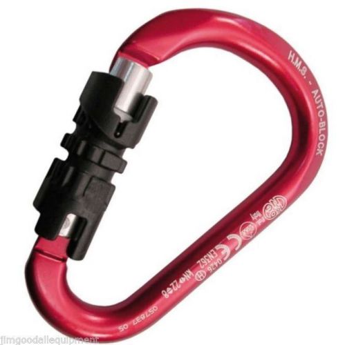 Tree Climbers HMS Pear-Shape Carabiner, Strength 4,940 LBS,Triple Lock