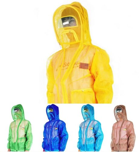 Adult Bee keeping Suit jacket Professional grade Hooded Smock Veil Keeper Equip