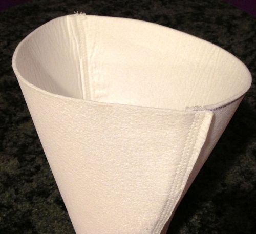 Maple syrup filter cone - synthetic orlon - 3 quart - food safe filters for sale