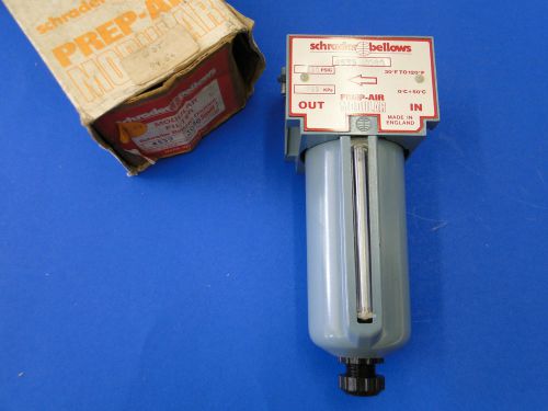 Schrader Bellows Prep-Air Modular Filter 250 PSIG 30 to 120 Degrees F 4539 3080