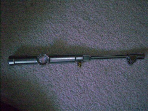 Truck tire air gauge Heavy duty solid metal dual chuck glass site window