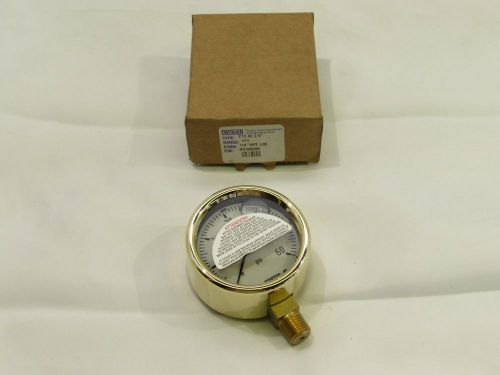 WIKA 9310690/213.40 PRESSURE GAUGE 2.5&#034; 60PSI 1/4&#034;NPT LM LIQUID FILLED ***NIB***