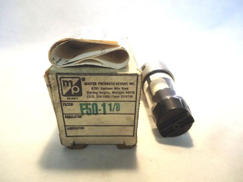 NEW IN BOX MP MASTER PNEUMATIC F50-1 1/8&#039;&#039; LUBRICATOR