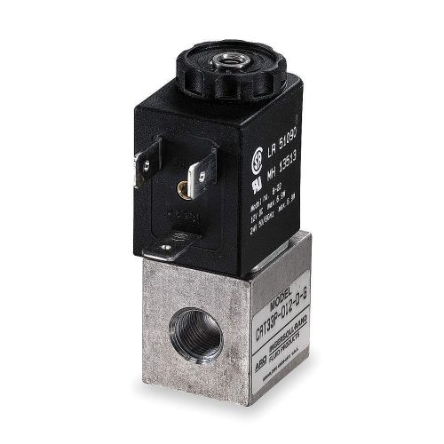 Solenoid Air Control Valve, 1/8 In, 12VDC CAT44P-012-D