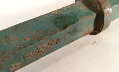 Brunner 1 1/8&#034; Jack Hammer Drill Bit Wedge Chisel 3&#034; Wide