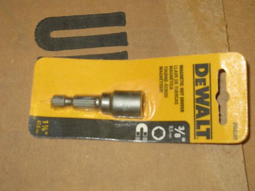 2 DEWALT 3/8&#034; X 1-1/2&#034; MAGNETIC NUT DRIVERS DW2220 NEW