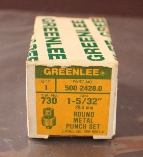 Greenlee 730 500 2428.0 Round Metal Punch 1-5/32&#034; - NICE!!!  (B12-387-1)