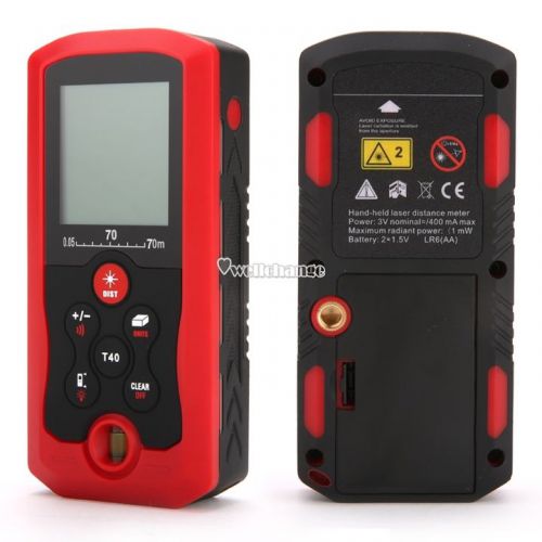 70m/229ft Laser Distance Meter Rangefinder Rang Finder Tape Measure Tool W3LE