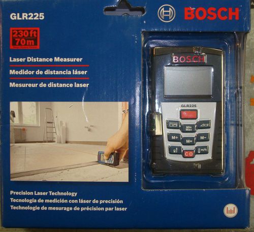 Bosch GLR225 Laser Distance Measure Brand-New Sealed