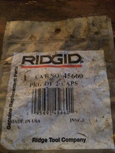 Set of (2) ridgid 700 pipe threader motor brush holder screw in caps cat# 45660 for sale