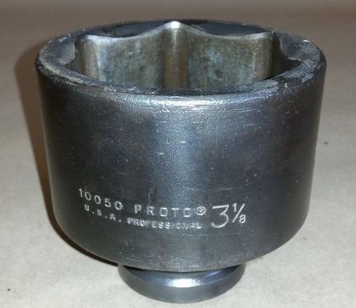 PROTO 10050 3-1/8 INCH IMPACT SOCKET 1 INCH DRIVE U.S.A. PROFESSIONAL