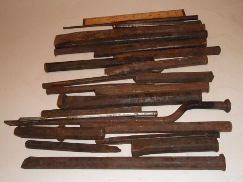 Proto Craftsman &amp; other Long steel chisel tool set some Blacksmith made Nice