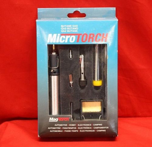 Mag-torch microtorch 7 piece soldering kit micro torch butane gas mt775c for sale