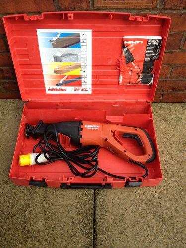 HILTI WSR 1400-PE ORBITAL HEAVY DUTY RECIPROCATING SAW 110v