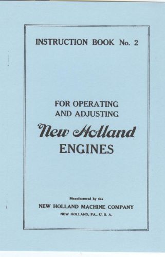 New holland gasoline engine instruction manual hit miss for sale