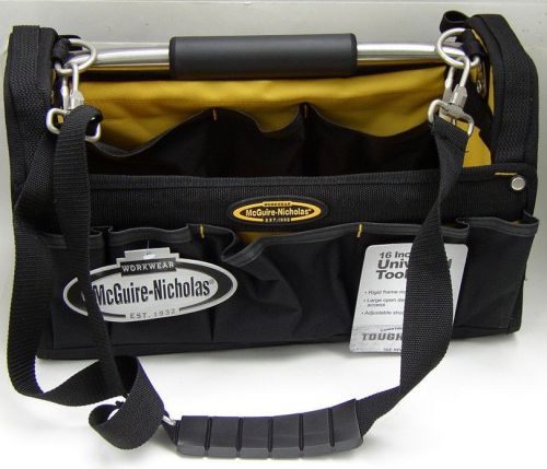 McGUIRE-NICHOLAS 16 INCH UNIVERSAL TOOL TOTE_PRO GRADE_#22217_NEW_GET FREE CAP!!