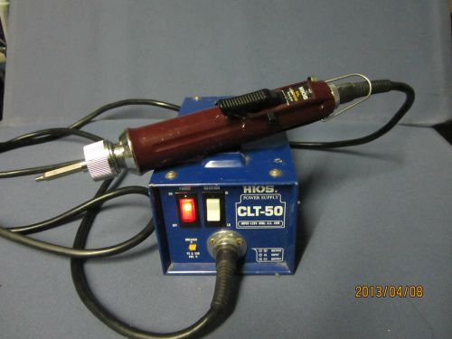 HIOS CLT-50 Power Supply &amp; Hios CL 4000 Screwdriver