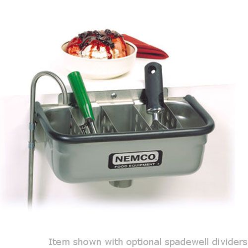 Nemco 77316-13 ice cream spade cleaning well, 13&#034; (divider sold separately) for sale