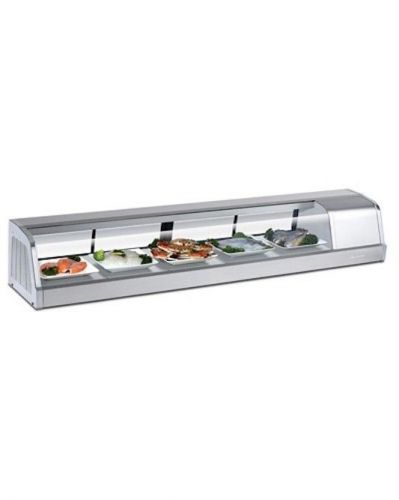 NEW Turbo Air 6ft Sakura-70 Refrigerated Countertop Sushi Case!!