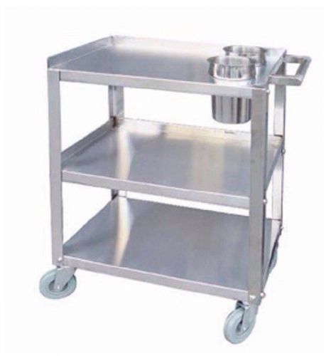 16&#034; x 24&#034; Knock Down Food Restaurant Cart Heavy Duty Stainless Steel NSF-PC1624