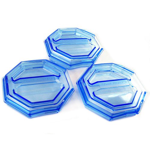 Lot of 3 ice blue polar pitcher lids for sale